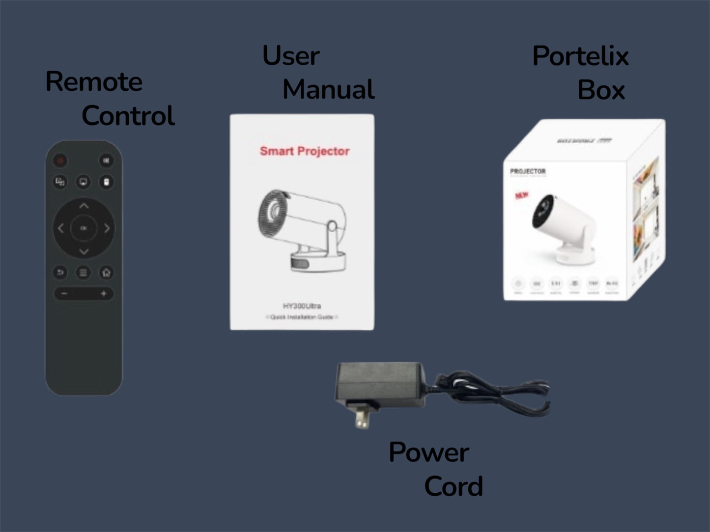 Portelix Ultra 4K Mini Projector